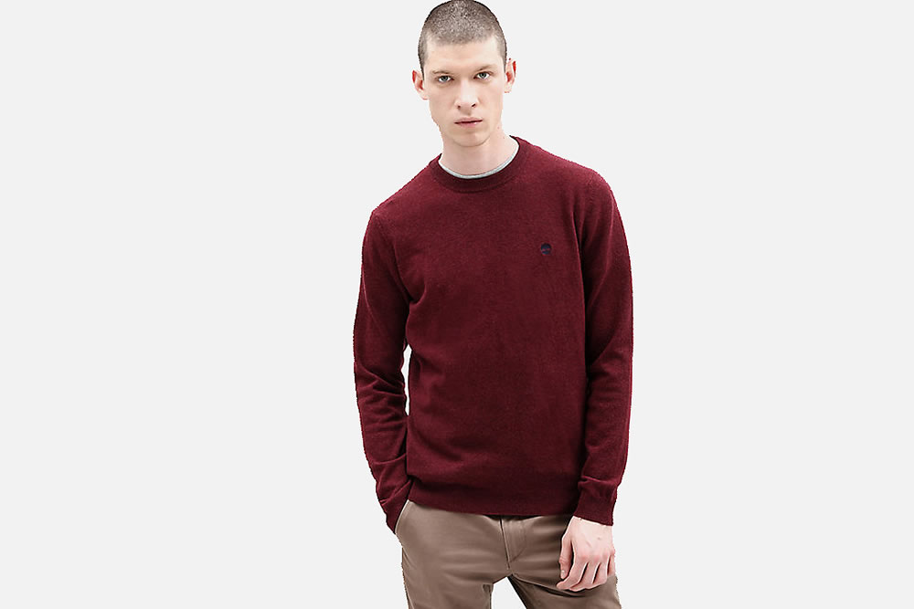 timberland crew neck jumper