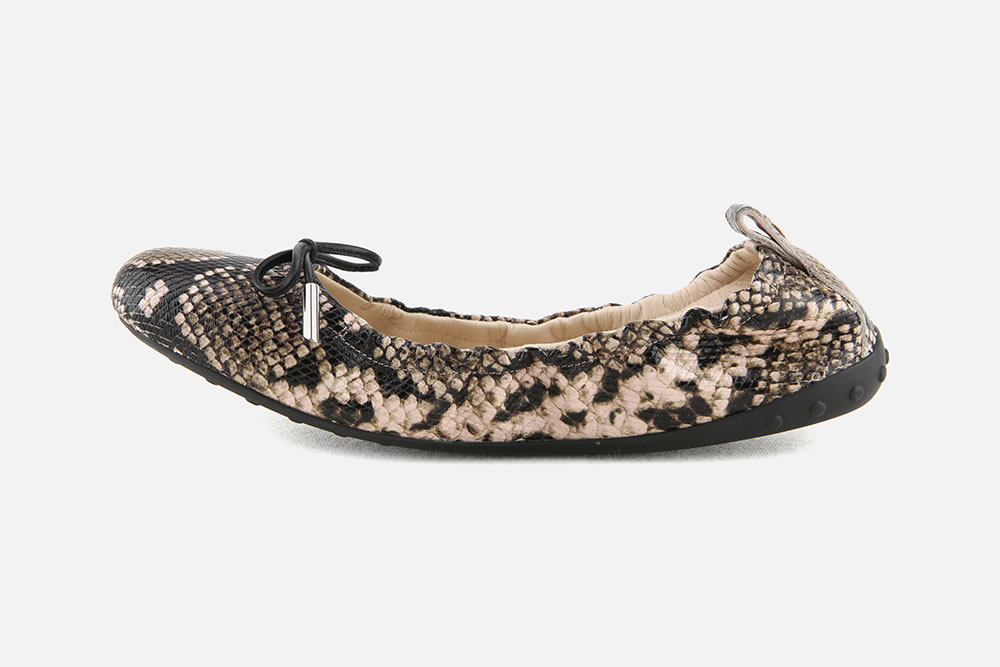 Tod s TODS BALLERINA PYTHON ROSA Ballet pumps on labotte