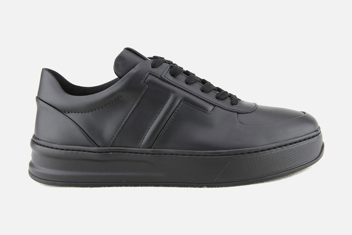 tod's cassetta leather sneakers