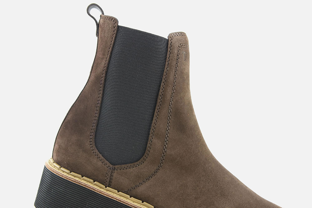 Tod s TODS CHELSEA 80 DAIM MARRON Ankle boots on labotte