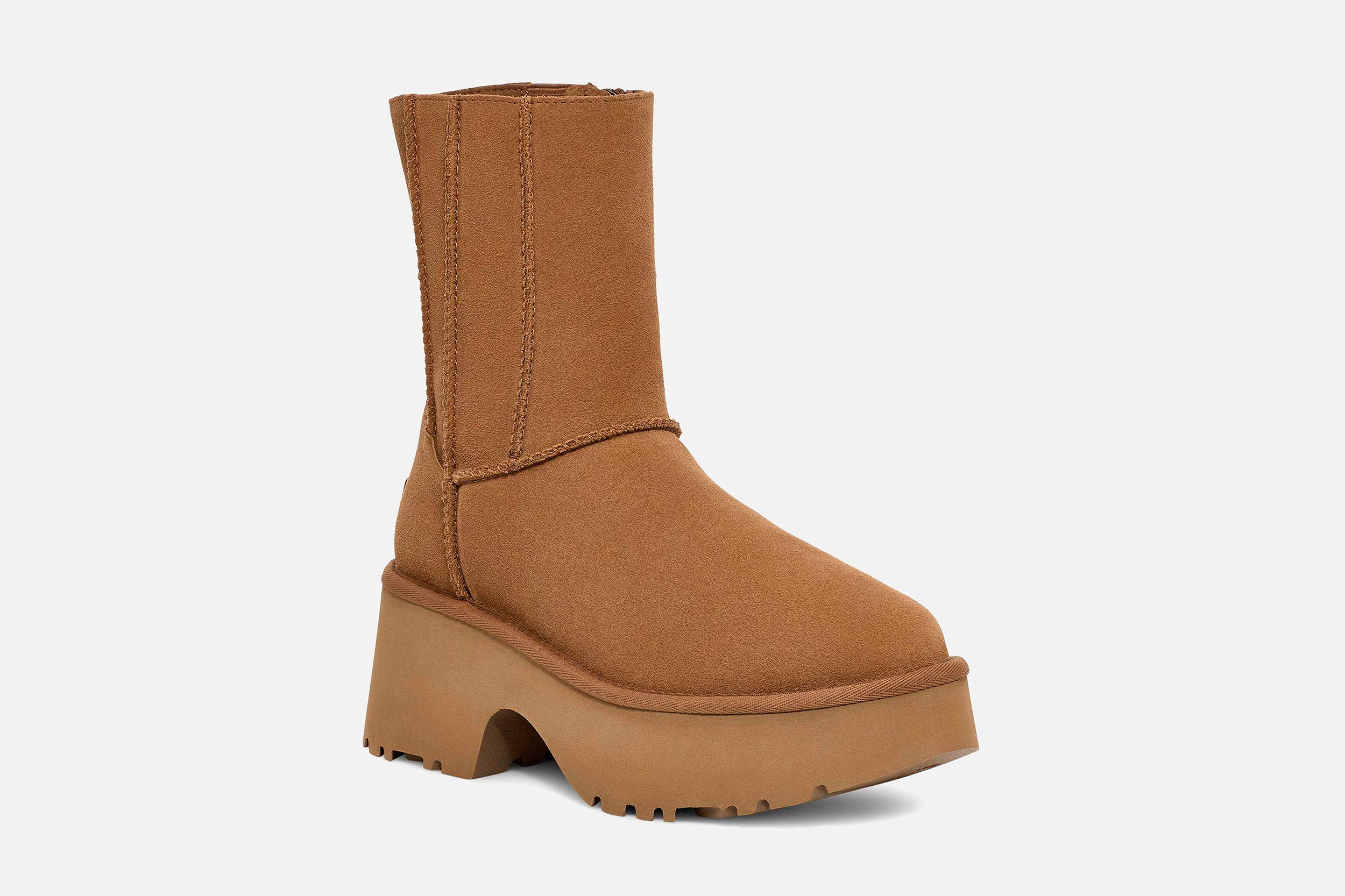 UGG - TWIN SEAM NEW HEIGHTS CHESTNUT Ankle boots on labotte