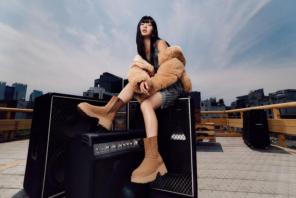 UGG - TWIN SEAM NEW HEIGHTS CHESTNUT Ankle boots on labotte