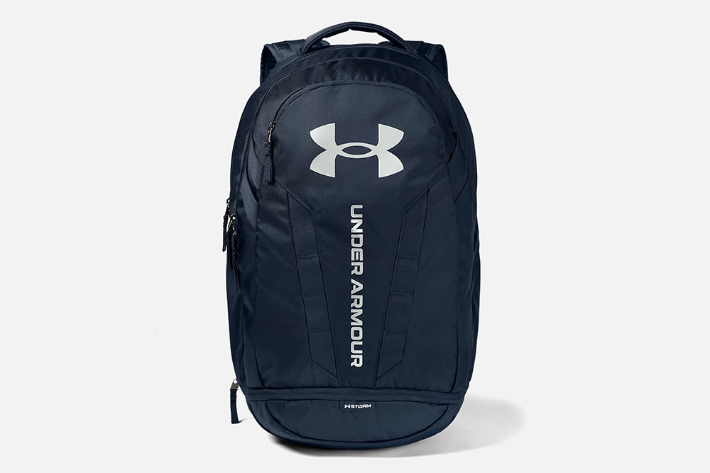 acre Carrera Tibio Under Armour - BACKPACK HUSTLE 5 NAVY Bags on labotte