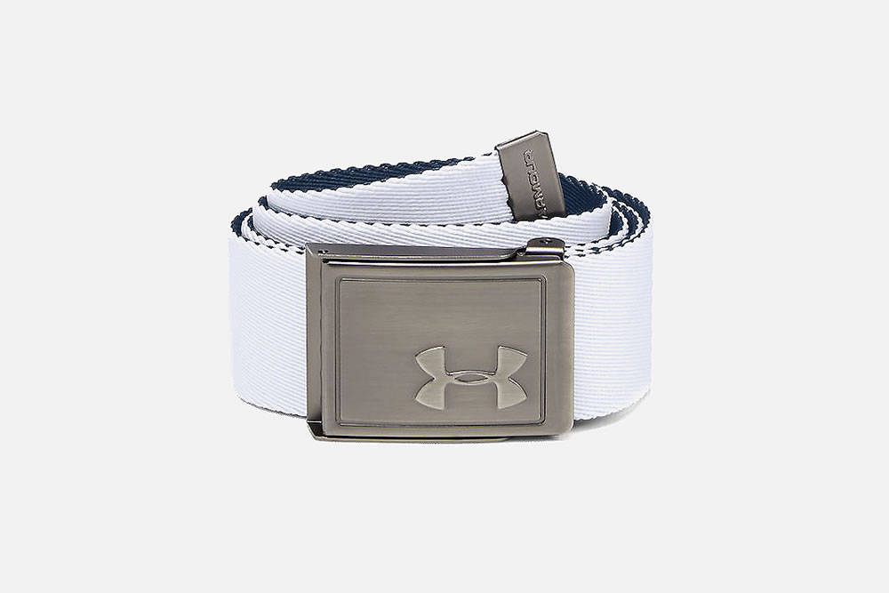 Under Armour - BOYS WEBBING BELT WHITE Belts on labotte