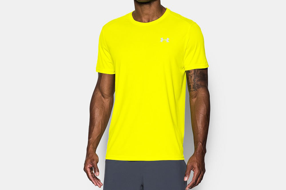 under armour yellow t shirt