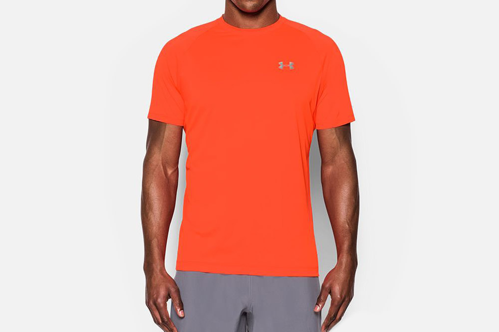 under armour orange t shirt