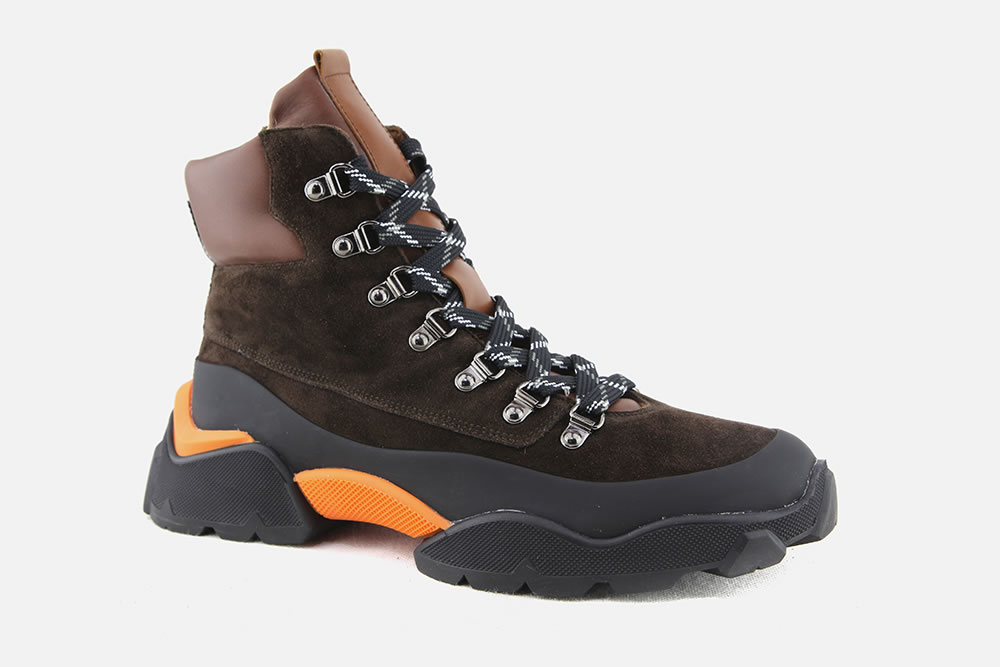 Voile Blanche CAT 02 TREK HI BROWN Lace up boots on labotte