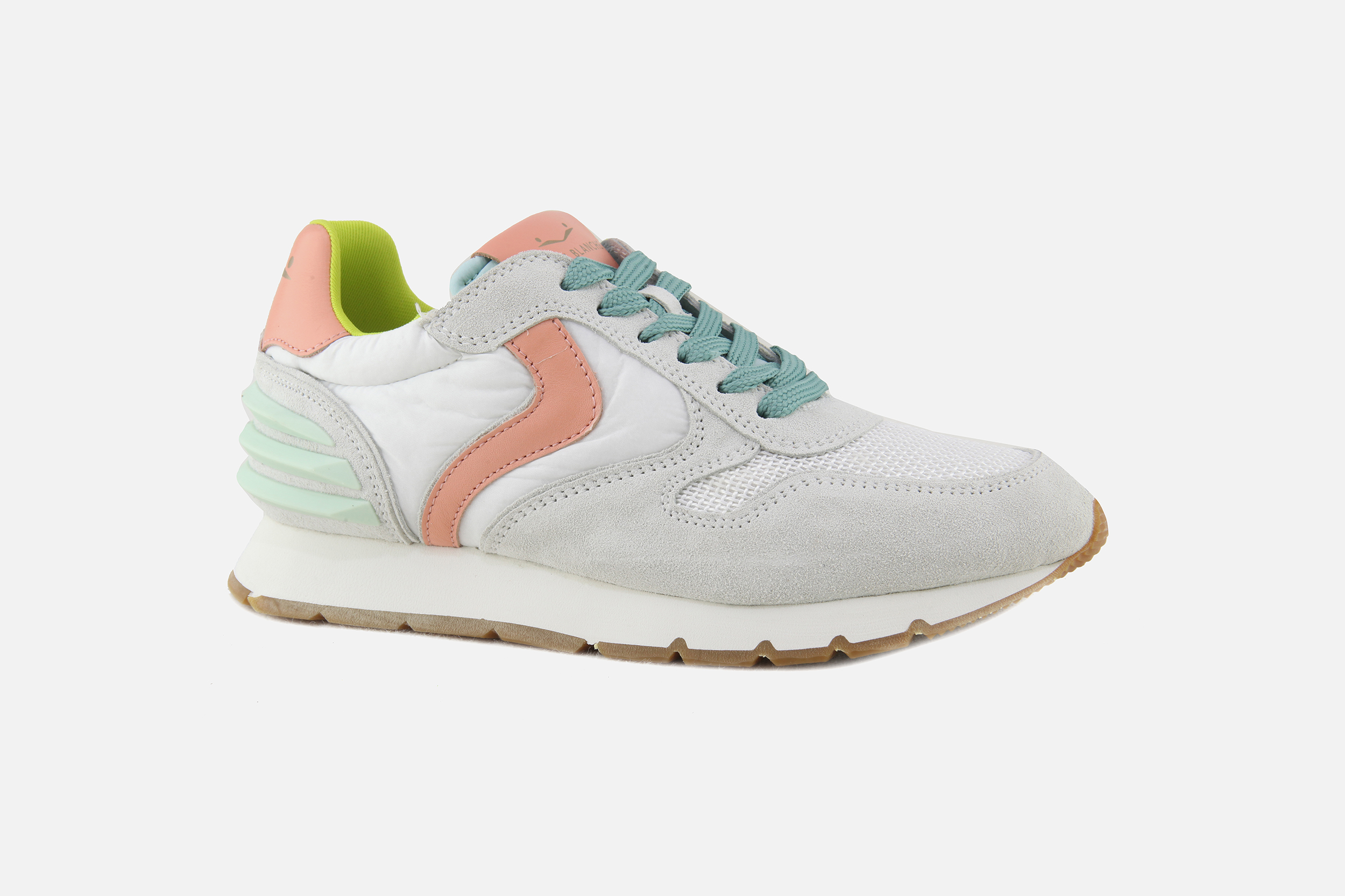 Voile Blanche JULIA POWER WHITE PEACH Sneakers on labotte