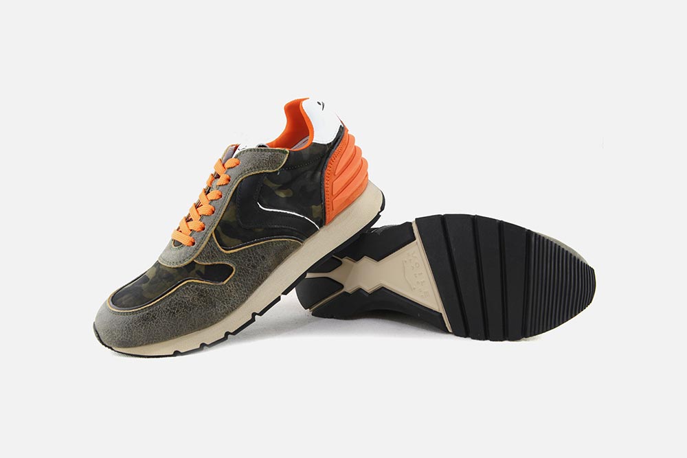 Voile Blanche LIAM POWER VINTAGE CAMOUFLAGE Sneakers on labotte