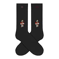 ADAM SOCKS ADAM HEART BLACK - A-dam