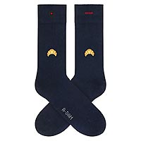 ADAM SOCKS NAVY CROISSANT - A-dam