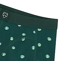 BOXERBRIEF GREEN DOTTED EARTH - A-dam