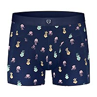 BOXERBRIEF NAVY JELLY FISH - A-dam