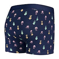 BOXERBRIEF NAVY JELLY FISH - A-dam