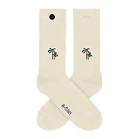 SOCKS ADAM ECRU PALM TREES - A-dam
