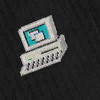 SOCKS BLACK COMPUTER - A-dam