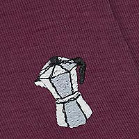 SOCKS BURGUNDY PERCOLATOR - A-dam