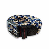 AFNF BELT BRAIDED MULTI BLUE - A Fish Named Fred