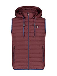 AFNF BODYWARMER BORDEAUX - A Fish Named Fred