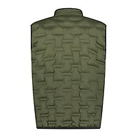 AFNF BODYWARMER QUILTED GREEN - A Fish Named Fred