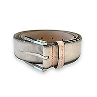 AFNF BRAIDED BELT SAND SUEDE - A Fish Named Fred