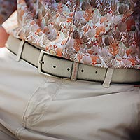 AFNF BRAIDED BELT SAND SUEDE - A Fish Named Fred