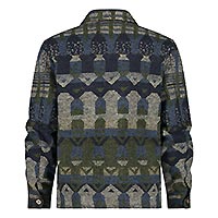 AZTEC JACKET DARK GREEN - A Fish Named Fred