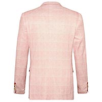 BLAZER CHECK SOFT PINK - Fred's Threads