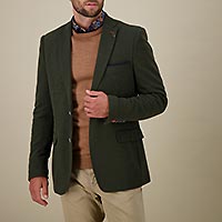 BLAZER DARK GREEN PIQUE - A Fish Named Fred
