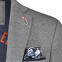 BLAZER GREY JERSEY PIQUE - A Fish Named Fred