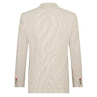 BLAZER LINEN STRIPES SAND - A Fish Named Fred