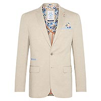 BLAZER MELANGE PIQUE SAND - A Fish Named Fred