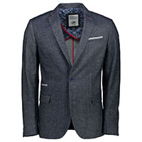 BLAZER MINI SQUARES DENIM - A Fish Named Fred