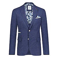 BLAZER NAVY LINEN - A Fish Named Fred