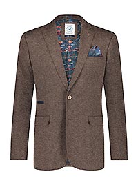 BLAZER PIQUE CHOCOLATE BROWN - A Fish Named Fred