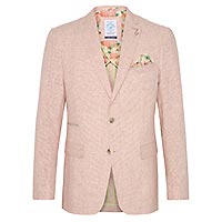 BLAZER SMALL CHECK ROSE PINK - A Fish Named Fred