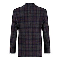BLAZER TARTAN LOOK NAVY - A Fish Named Fred