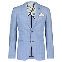 BLAZER WINDOWPANE BLUE - A Fish Named Fred