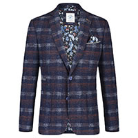 BLAZER WOOL MULTI CHECK - A Fish Named Fred