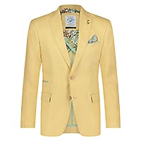 BLAZER YELLOW LINEN - A Fish Named Fred