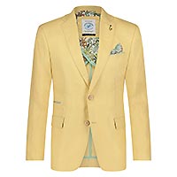 BLAZER YELLOW LINEN - A Fish Named Fred