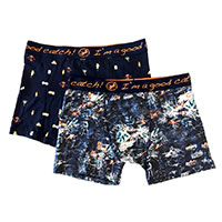 BOXER 2PACK FESTIVAL NAVY - A Fish Named Fred