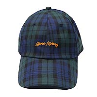 CAP CHECK DARK GREEN - A Fish Named Fred