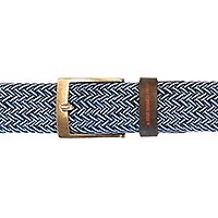 CEINTURE COBALT BRAIDED 2 TONES - A Fish Named Fred