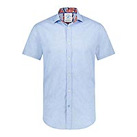 CHEMISETTE BLUE LINEN - A Fish Named Fred