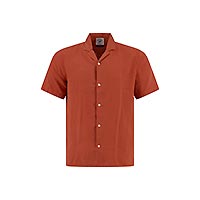 CHEMISETTE CUBAN BURNT ORANGE - A Fish Named Fred