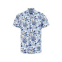 CHEMISETTE CUBIST COBALT - A Fish Named Fred