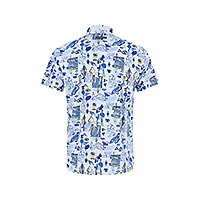 CHEMISETTE CUBIST COBALT - A Fish Named Fred