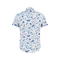 CHEMISETTE DOODLE COBALT - A Fish Named Fred