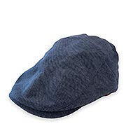 FLAT CAP BLUE PIQUE - A Fish Named Fred